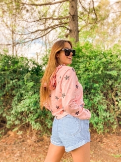 Buzo Capucha Engomado HIDALGO ROSA - comprar online