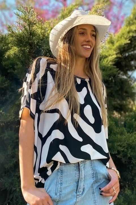 Remeron Seda Fria ESTAMPAS VARIAS