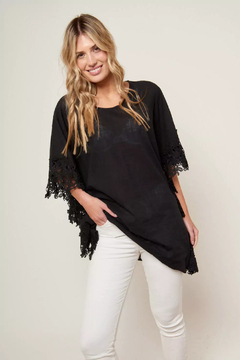 Maxi Blusa Lino Con Guipiur VTK 2021 - comprar online