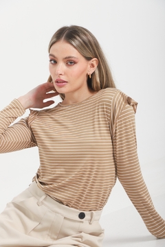 Remera Volado NOELY RAYADA