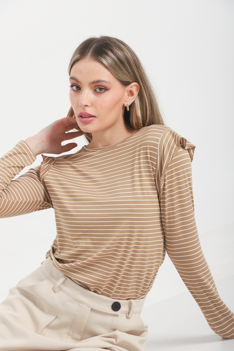 Remera Volado NOELY RAYADA