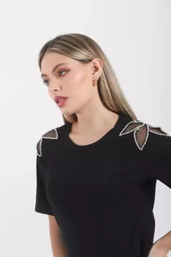 Remera Flor Tul VTK 70051 - Indiana