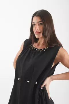Vestido largo con piedras