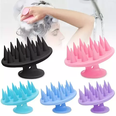 Escova Massageadora para o Couro Cabeludo - QBela Manuela - Ousada Make e Cosméticos Distribuidora