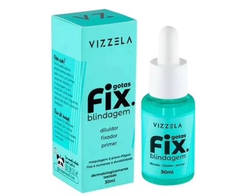 Blindagem Gotas Fix - Vizzela - Ousada Make e Cosméticos Distribuidora