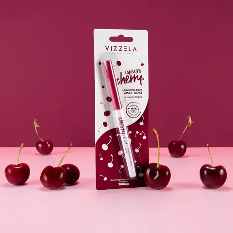 Lapiseira para Olhos Bordô - Cherry - Vizzela