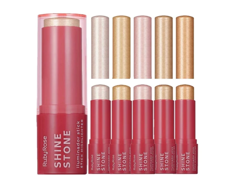 Iluminador Stick Shine Stone - Ruby Rose - Ousada Make e Cosméticos Distribuidora
