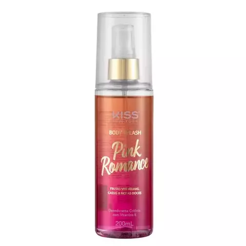 Body Splash Pink Romance - Kiss New York - Ousada Make e Cosméticos Distribuidora