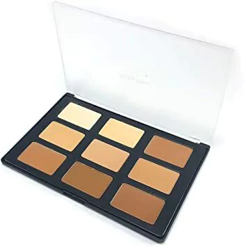 Paleta de Pó Facial Profissional 9 Tons Ruby Rose-Ousada Make  e Cosmeticos