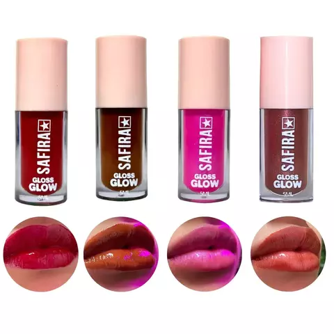 Gloss Hidratante Labial Glow - Safira - Ousada Make e Cosméticos Distribuidora