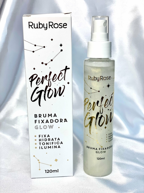Bruma Fixadora PERFECT GLOW - Ruby Rose - Ousada Make e Cosméticos Distribuidora
