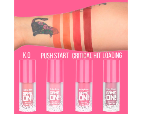 Blush Líquido GAME ON - Ruby Rose - Ousada Make e Cosméticos