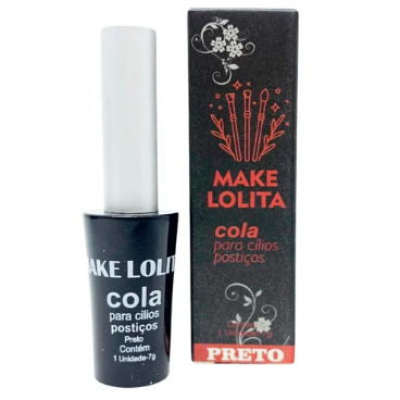Cola para Cílios Postiços Preta - Make Lolita - Ousada Make e Cosméticos Distribuidora