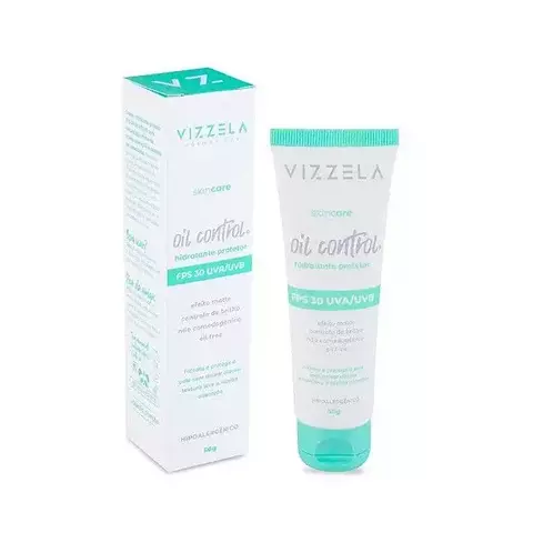 Hidratante Protetor FPS 30 Oil Control - Vizzela - Ousada Make e Cosméticos Distribuidora