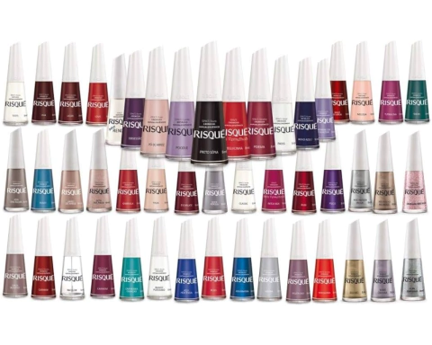 Esmalte Cremoso 8ml Cores Variadas - Risqué - Ousada Make e Cosméticos Distribuidora