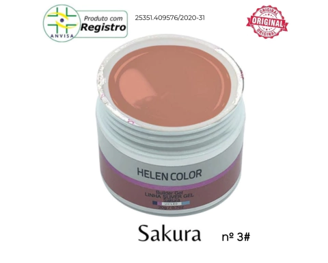 Gel Builder para Unhas UV/LED 20GR - HELEN COLOR - Ousada Make e Cosméticos