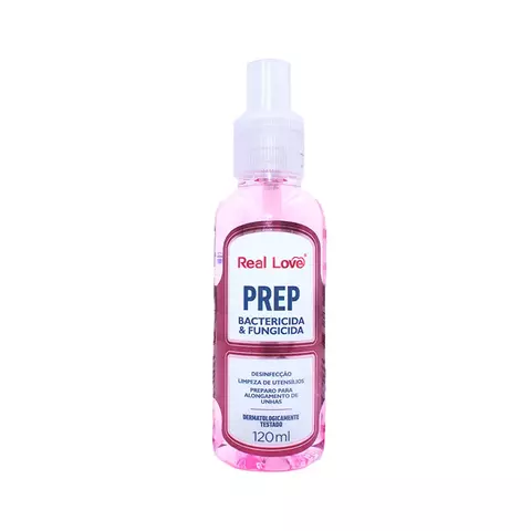Prep Higienizador 120ml- Real Love - Ousada Make e Cosméticos Distribuidora