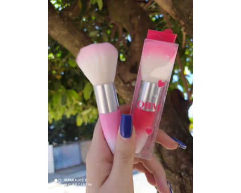 Pincel para Pó Pequeno - Qbela Manuela - Ousada Make e Cométicos