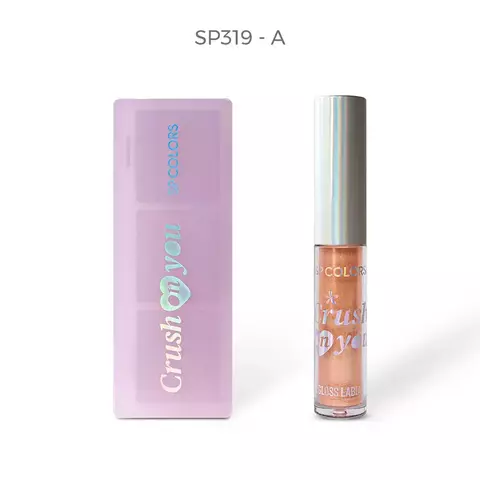 Paleta de Sombras e Gloss Crush on You - SP COLORS - Ousada Make e Cosméticos Distribuidora
