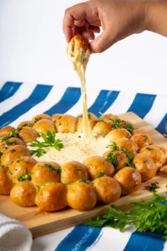 Corona de queso en internet