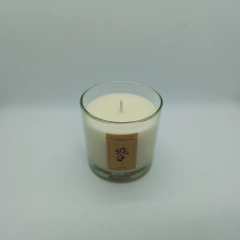 Vela aromatica en vaso de vidrio
