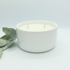Vela en cuenco de ceramica