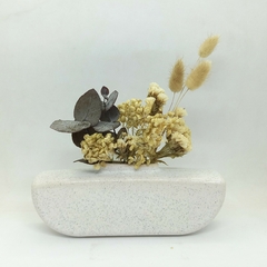 Florero de cerámica artesanal