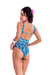Maiô Classic Vitoria Regia - Fundo Azul - comprar online