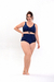 Conjunto Plus Size Peito Jojo e Calcinha Jojo - Dark Blue