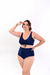 Conjunto Plus Size Peito Jojo e Calcinha Jojo - Dark Blue - comprar online