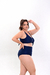 Conjunto Plus Size Peito Jojo e Calcinha Jojo - Dark Blue - Brasil70 Bikini