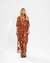 SAÍDA DE BANHO KAFTAN LONGO - HELICÔNIA FUNDO PRETO