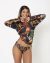 LONG T-SHIRT CERRADO - ARARA FUNDO PRETO on internet