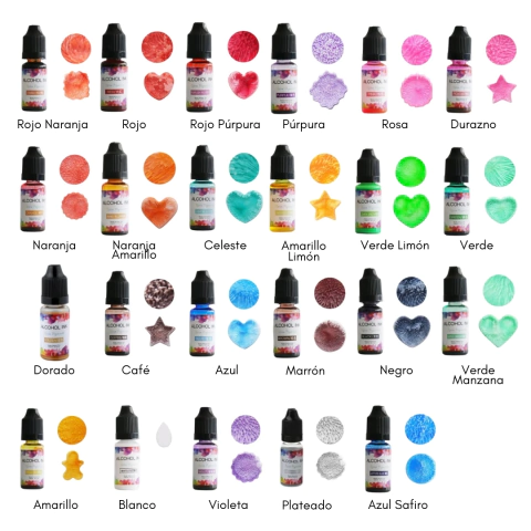 TINTA AL ALCOHOL 10ML - comprar online