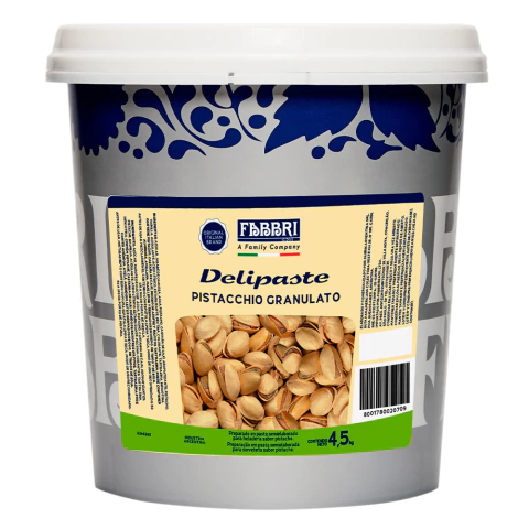 Delipaste Fabbri Pistache Granulado 4,5 kg - Pasta saborizante