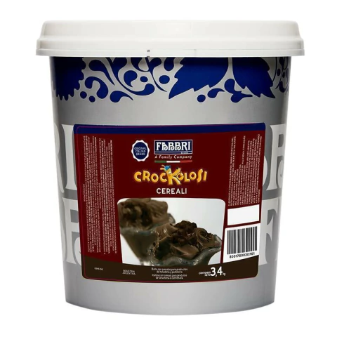 Crockolosi Fabbri - Mescla de Chocolate Meio Amargo com Cereais