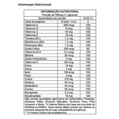 MULTIVITAMINICO 90CAPS DUX NUTRITION - comprar online