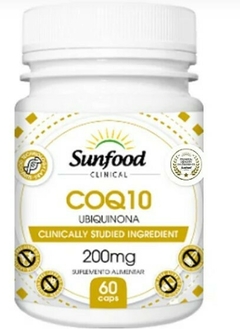 COQ10 Ubiquinona - 60 Cápsulas 200mg - Sunfood