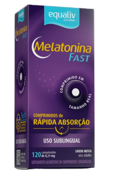 MELATONINA FAST EQUALIV 120 COMPRIMIDOS SUBLINGUAIS
