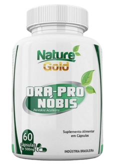 Ora-pro Nóbis 500mg Nature Gold 60 Cápsulas