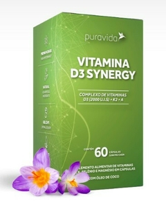 VITAMINA D3 SYNERGY 60 CAPS PURAVIDA