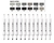 MARCADOR ARTISTICO FILGO ALLOY DOBLE PUNTA TONOS NEUTROS X 12 U. en internet