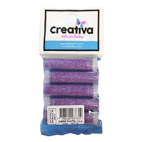 GIBRE CREATIVA PARA TARJETERIA ESPAÑOLA X 5 TUBITOS