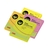 NOTAS ADHESIVAS PIZZINI 75 X 75 MM. FLUO X 80 HJS. (757580F) X 5 U.