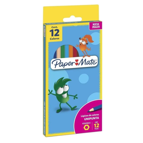 LAPICES DE COLORES PAPER MATE X 12 COLORES (G10411)