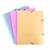 CARPETA TRAMA 3 SOLAPAS C/ELASTICO A4 PP PASTEL