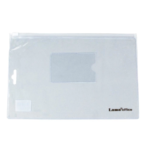 SOBRE LAMA A5 CON CIERRE ZIP TRANSPARENTE (CH201E) X 12 U