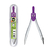 COMPAS PIZZINI ESCOLAR METALICO C/MINA (PK133)