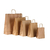BOLSA PARA REGALO EVA COR G1 12 X 19 CM NATURAL X 10 U