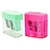 Imagen de SACAPUNTA PLASTICO DELI CUBIC 2 BOCAS (E0576)
